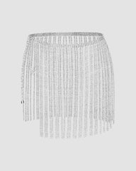 Silver Linings Fringe Skirt