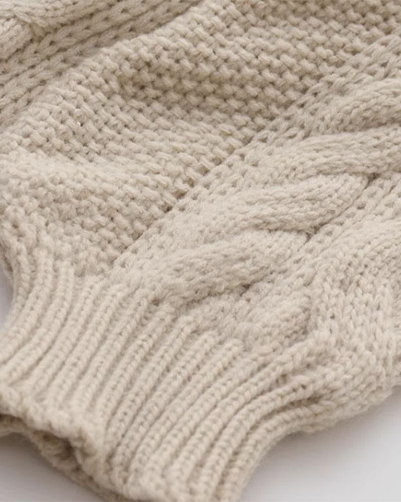 Twist Pullover Oversized Sweater