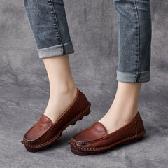 Loafers Shoes for Comfortable Soft Soled Leather Handmade