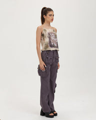 Breaking Rules String Tie Cargo Pants