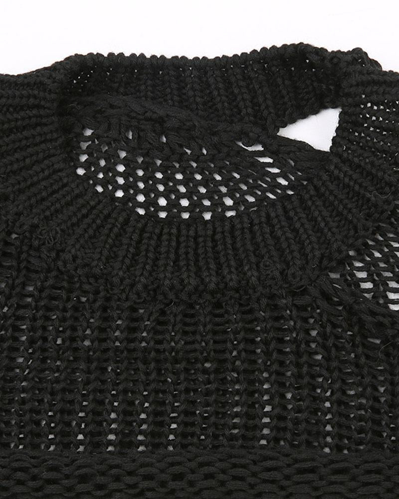 Hinterland Knitted Cut Out Bolero