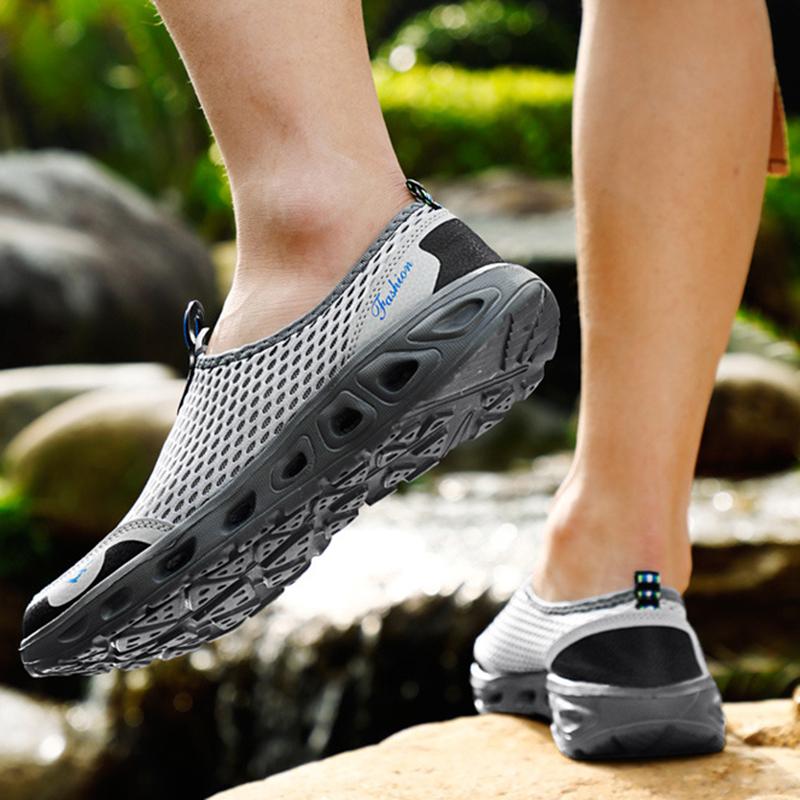 Men Honeycomb Mesh Quick Drying Beach Water Sandals