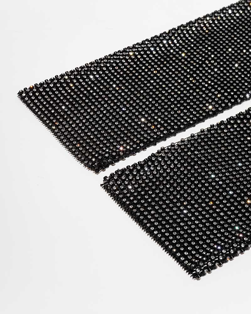 Carina Glitter Mesh Sleeves