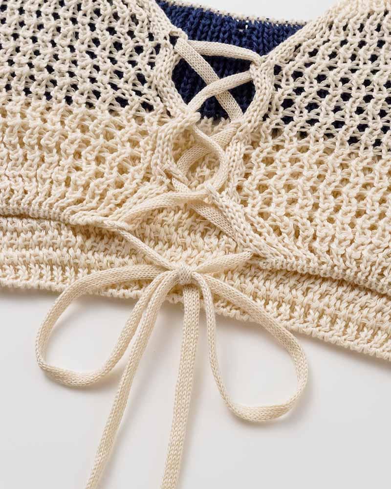 Darcy Mono Knit Mini Skirt Coord