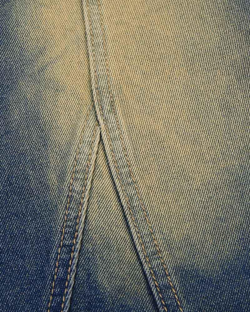 Savage Maxi Flare Denim Skirt