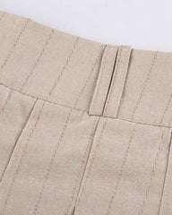 Lace Within Pleated Skirt