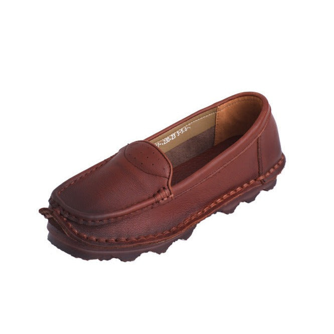 Loafers Shoes for Comfortable Soft Soled Leather Handmade
