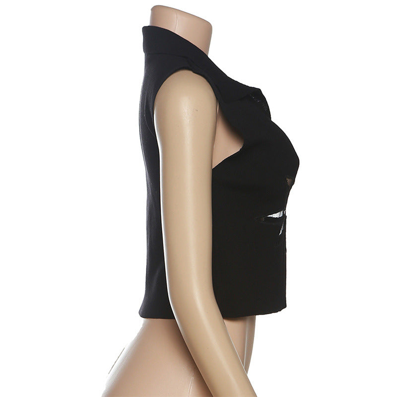 Nova Leaf Cutout Top