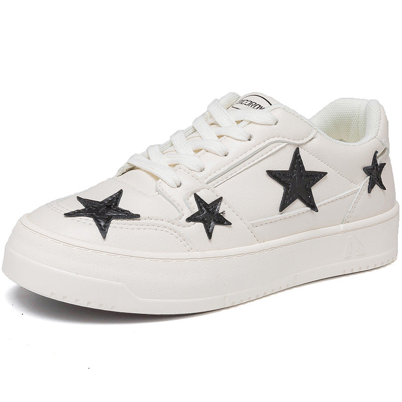 Platform Star Lace Up Sneakers