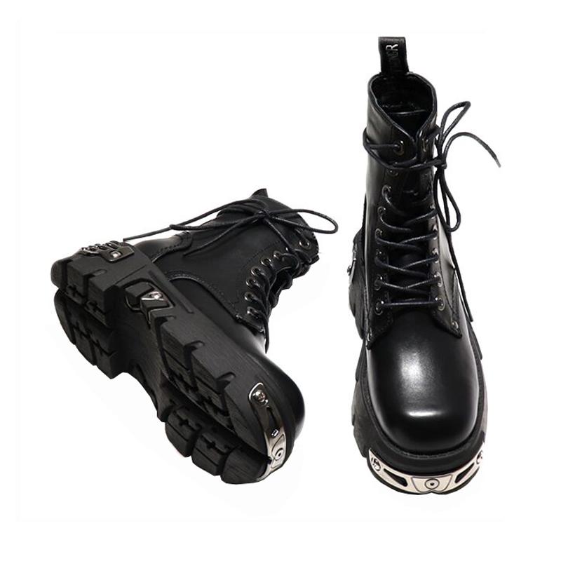 Gothic High Top Motorcycle Boots