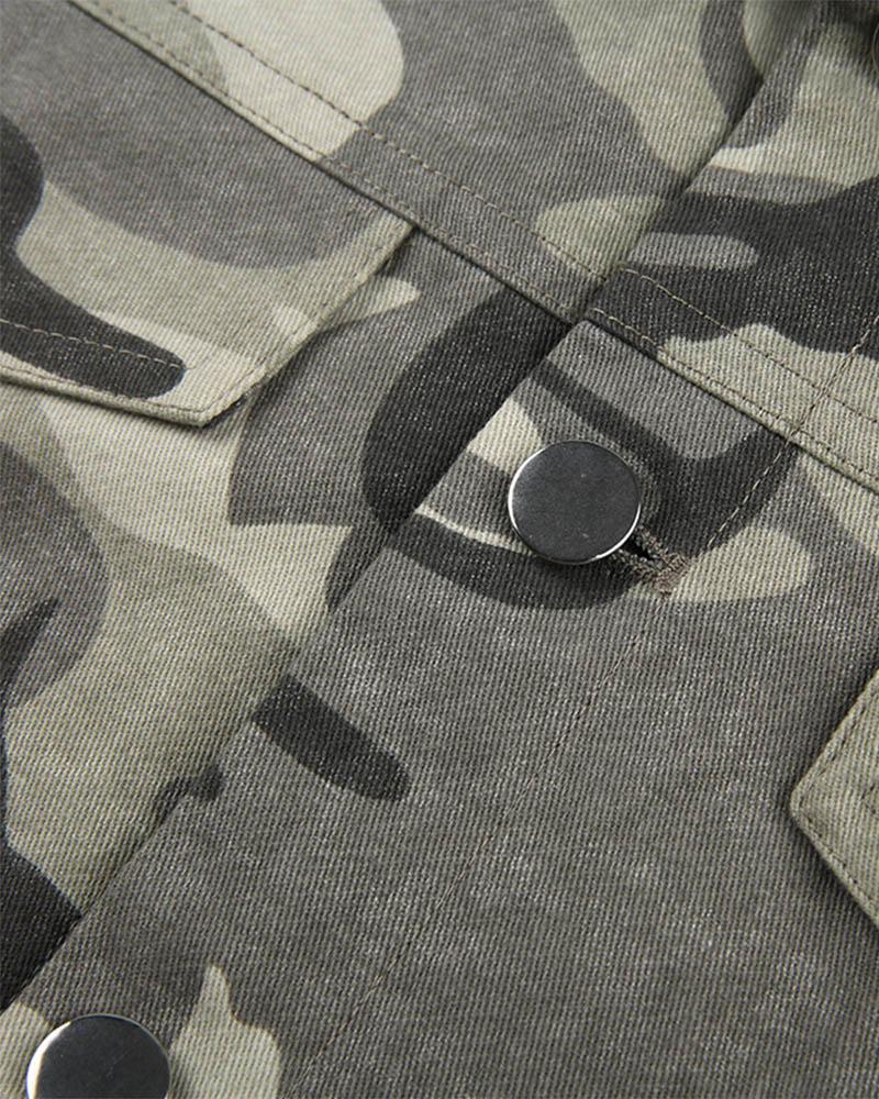 Ionic Camo Cropped Jacket