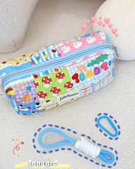 Nostalgic Quilted Pencil Case