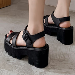 Summer Platform Wedge Sandals High Heel Sandals Open Toe