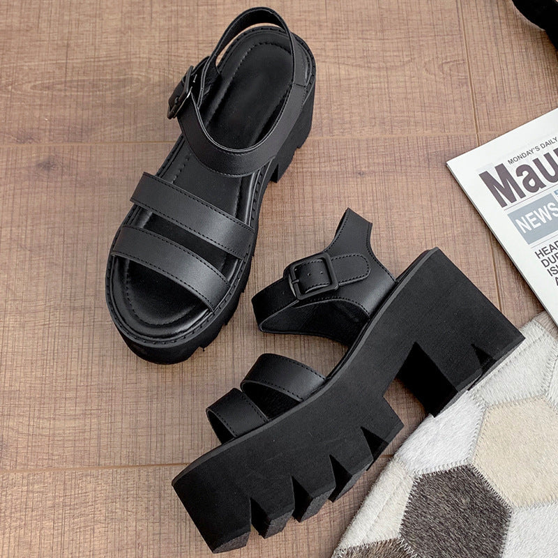 Summer Platform Wedge Sandals High Heel Sandals Open Toe