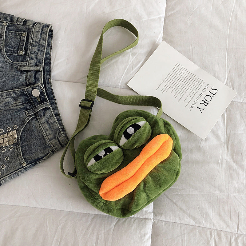 Funny Ugly Cute Frog Crossbody Bag Gift