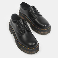 Platform Oxfords lace-up Loafers