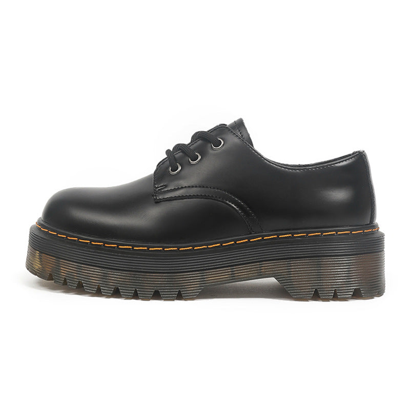 Platform Oxfords lace-up Loafers