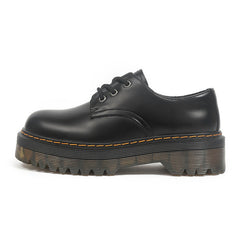 Platform Oxfords lace-up Loafers