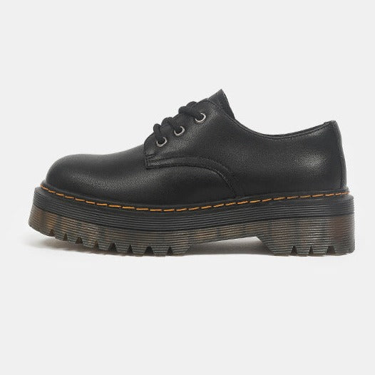 Platform Oxfords lace-up Loafers