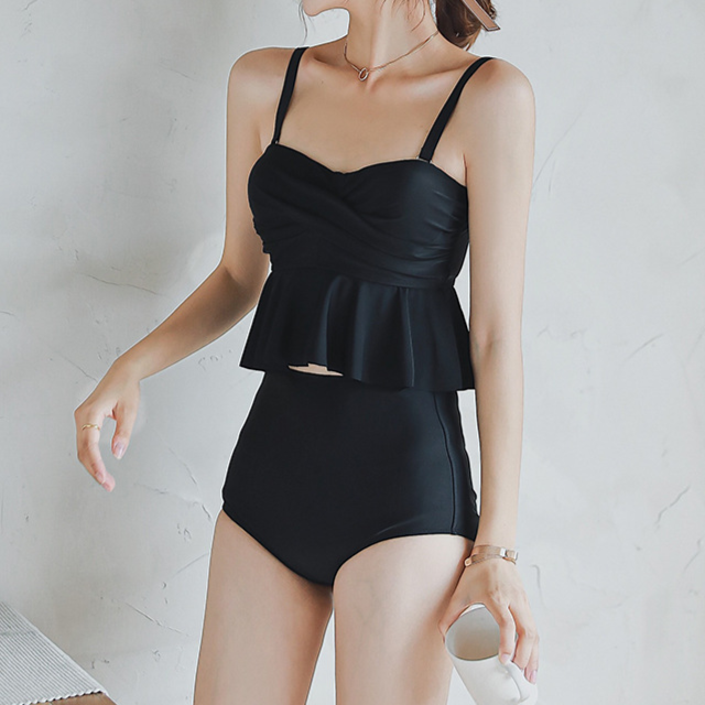 Two Piece Swimwear Ruffle Push Up Swimsuit Bathing Suit