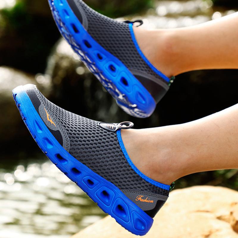 Men Honeycomb Mesh Quick Drying Beach Water Sandals