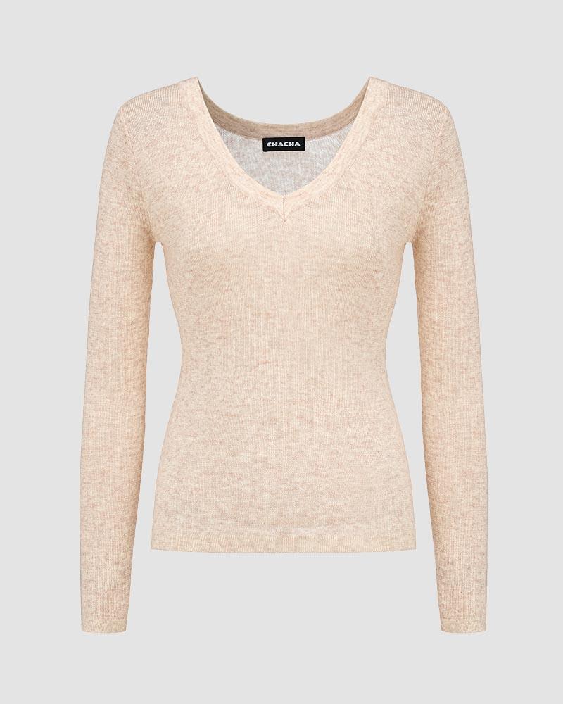 Solafalls V-Neck Sweater