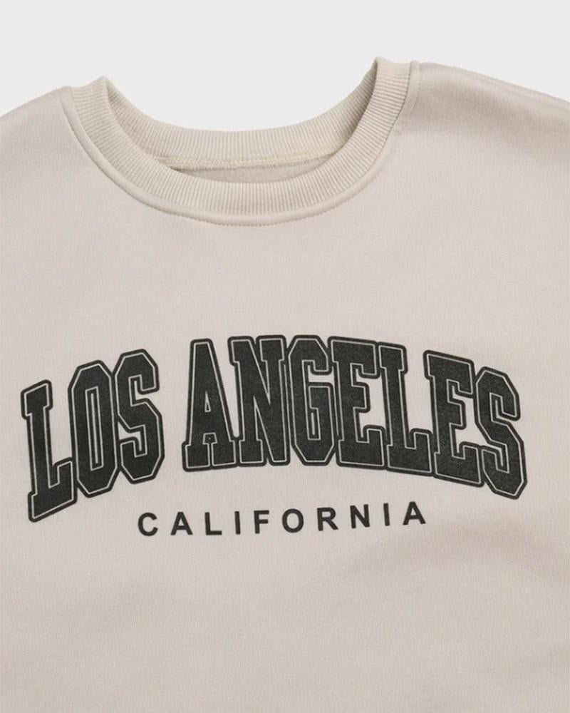 LOS ANGELES Fleece Tracksuit Set