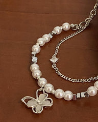 Butterfly Wavy Matrix Necklace