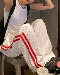 Oversized Track Parachute Pants