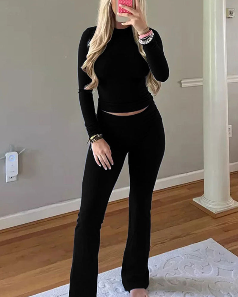Solid Color Basic Coord Set