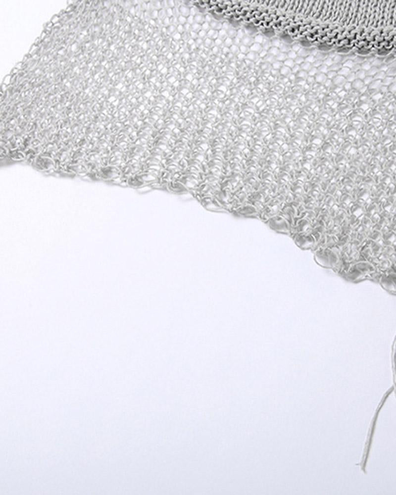 Backless Party Crochet Top