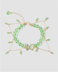 Emerald Butterfly Forest Bracelet