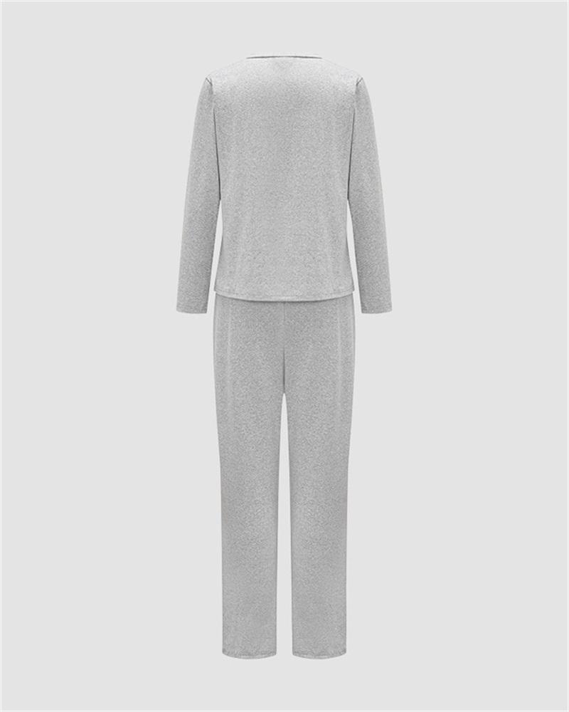 Solid Color Basic Coord Set