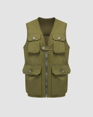 Lunar Oasis Puffer Vest with Pockets