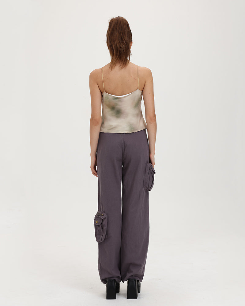 Breaking Rules String Tie Cargo Pants