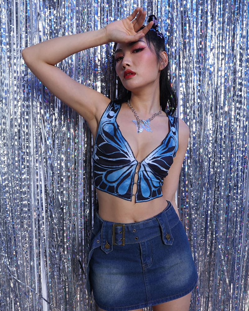Emperor Wings Butterfly Top