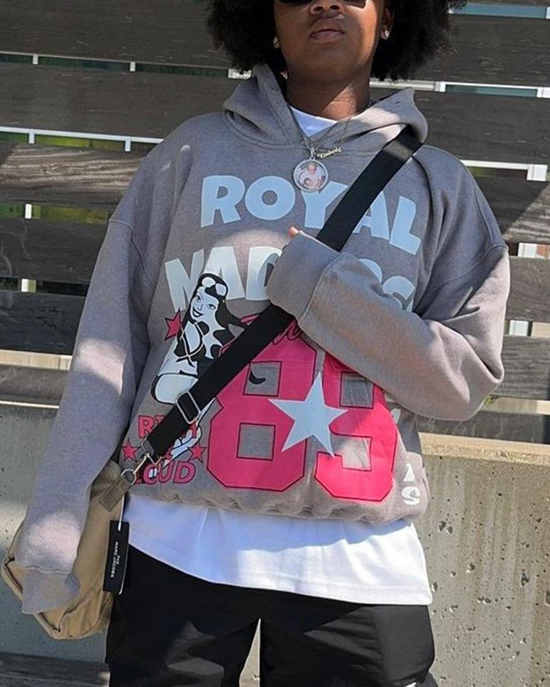 Royal Madness Pattern Hoodie
