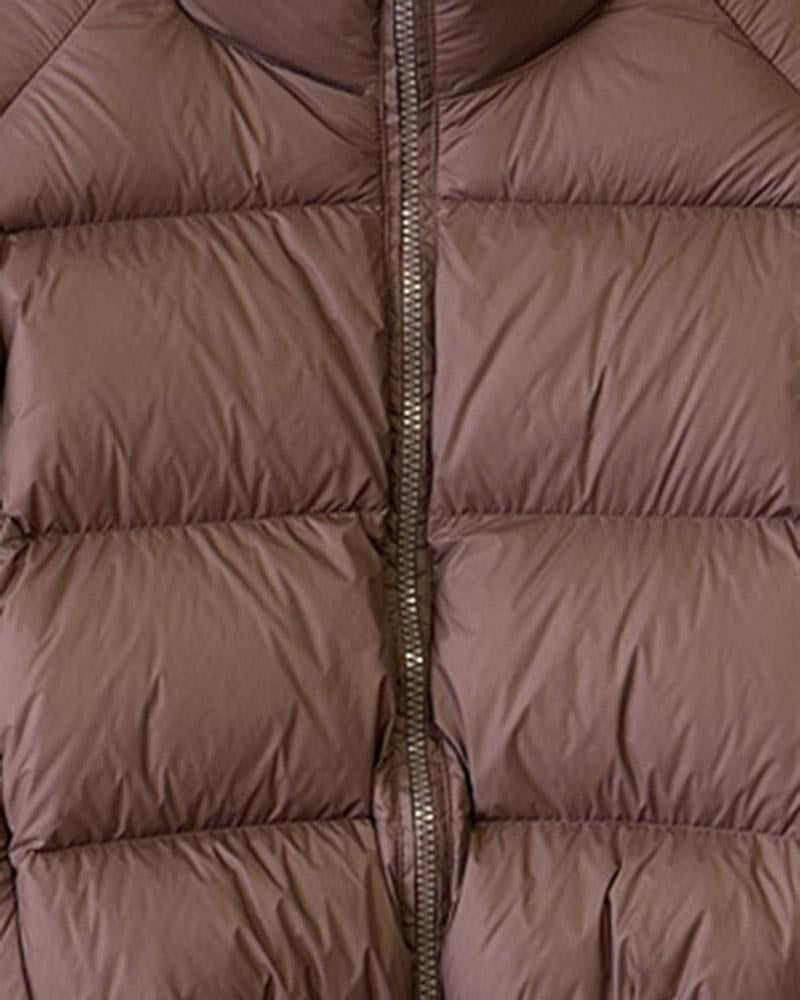 Turtleneck Fluffy Jacket