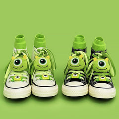 Cartoon Little Monster Canvas Shoes