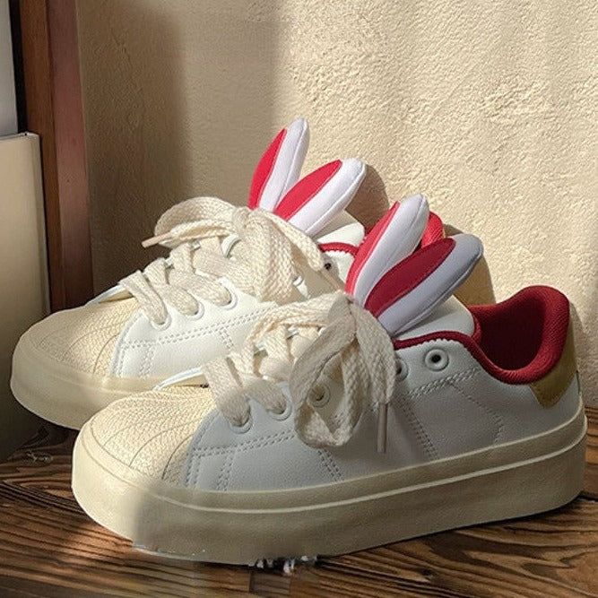 Cute Bunny Rabbit Ear Sneakers Shoes