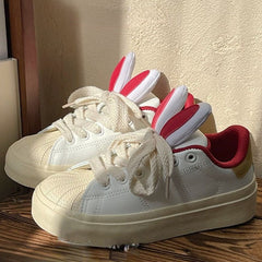 Cute Bunny Rabbit Ear Sneakers Shoes