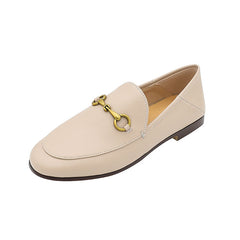 Classic Handmade Leather Loafers Flat Shoes