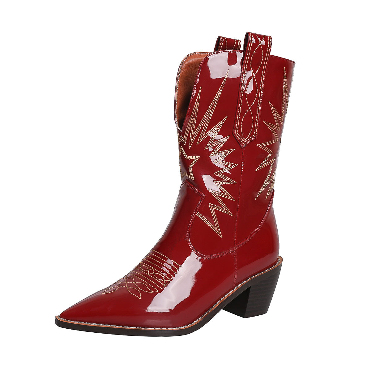 Women's Western Cowboy Embroidered Short Boots