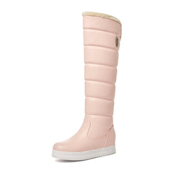 Snow Boots Winter Knee High Plush Lined Shoes