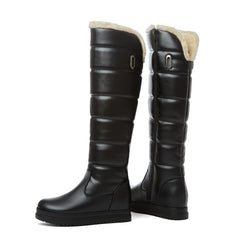 Snow Boots Winter Knee High Plush Lined Shoes