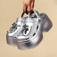 Balloon Dog Platform Clog Sandals