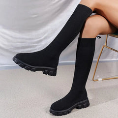 Chunky Sock Boots