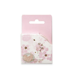 2Pcs Kitty in the Blossoms Washi Tape