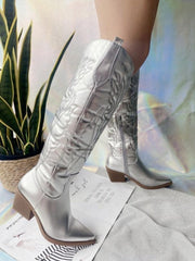 Disco Cowgirl Western Knee-High Boots