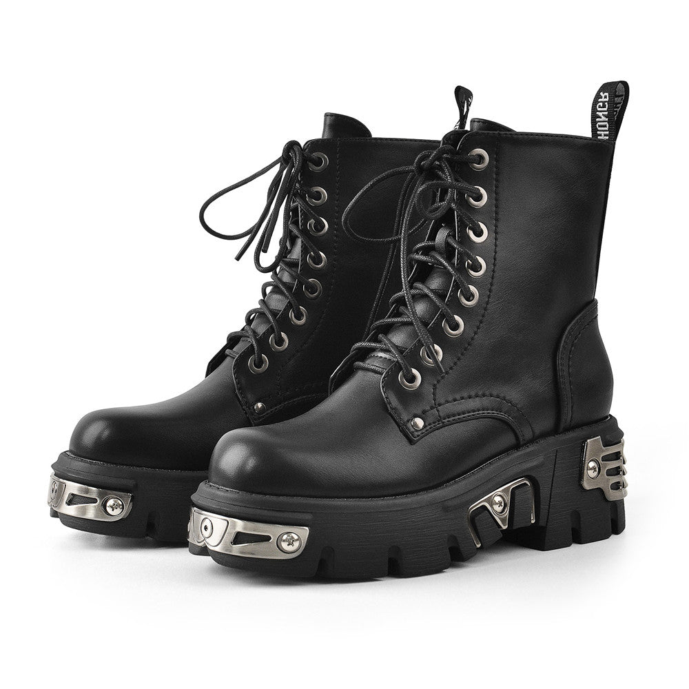 Gothic High Top Motorcycle Boots